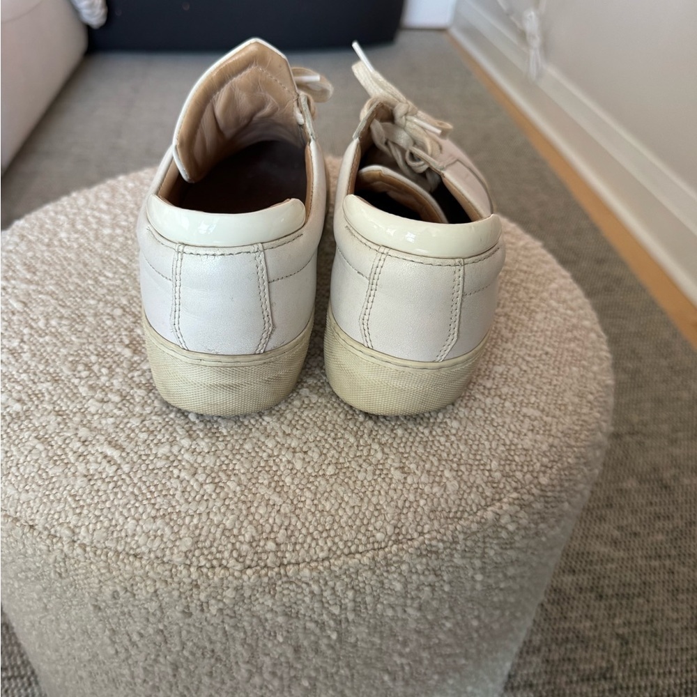 WANT Les Essentiels Lalibela White Leather Sneakers - Size 9 - Picture 4 of 5